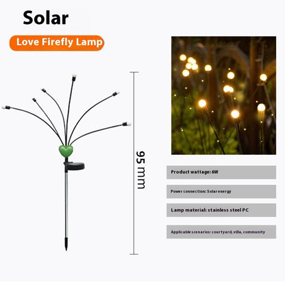 Solar Firefly Villa Outdoor Waterproof Garden Lamp